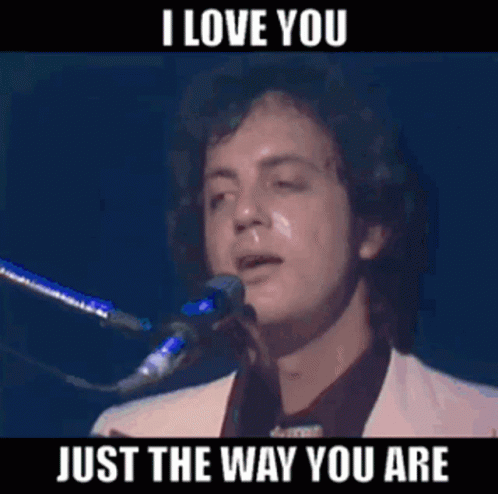 Billy Joel Performing Just The Way You Are GIF