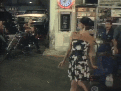 Billy Joel Pushed In Trolley Uptown Girl GIF