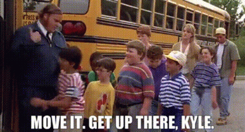 Billy Madison Chris Farley Letting Kids Enter Bus GIF