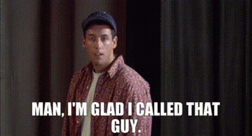 Billy Madison Glad He Called That Guy GIF