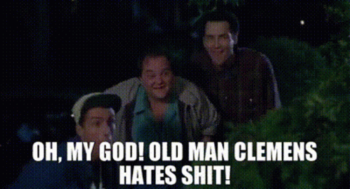 Billy Madison Old Man Clemens GIF