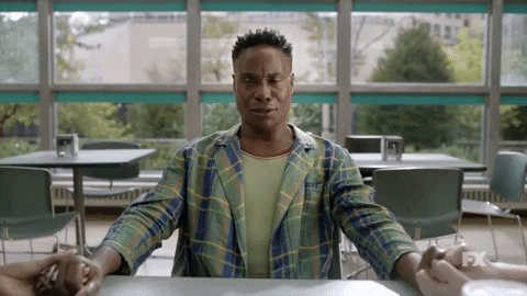 Billy Porter I Can't Reaction GIF