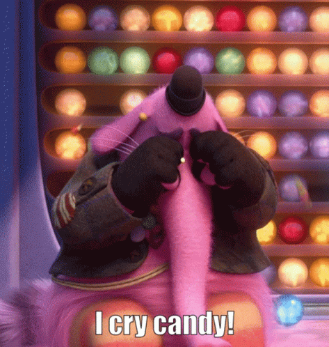 Bing Bong Inside Out, Cry Over Candy GIF