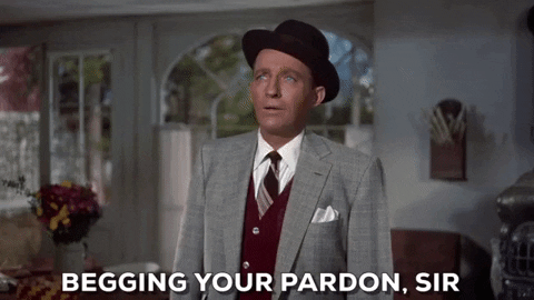 Bing Crosby Beg Your Pardon GIF