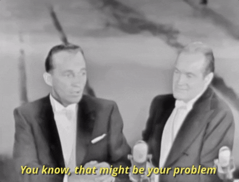 Bing Crosby Bob Hope Oscars GIF