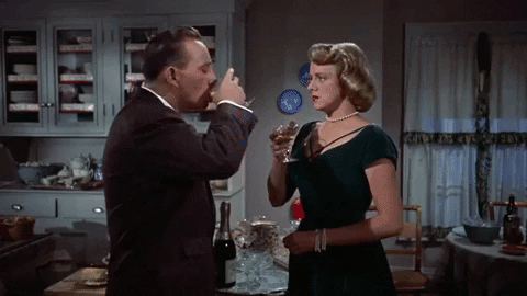 Bing Crosby Drinking GIF