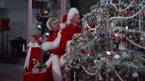 Bing Crosby Rosemary Clooney Kiss GIF
