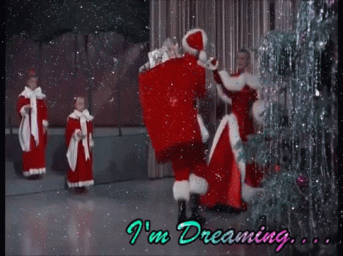 Bing Crosby White Christmas Dance GIF