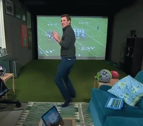 Binge Watching On Thursday Night Football GIF