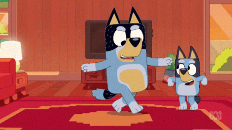 Bingo And Bandit Breakdancing GIF