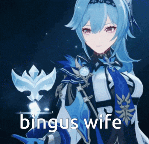 Bingus Wife Genshin Impact Eula GIF