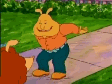 Binky Barnes Arthur Doing A Flip GIF