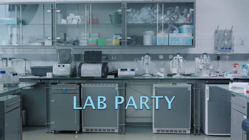 Biology Laboratory Party GIF