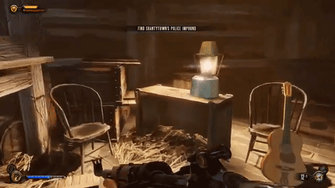 Bioshock Infinite Play The Guitar GIF