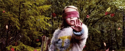 Bird Box Blind Folded Girl GIF