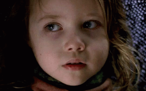 Bird Box Little Girl Rolling Eyes GIF