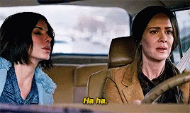Bird Box Sandra Bullock And Sarah Paulson Ha Ha GIF