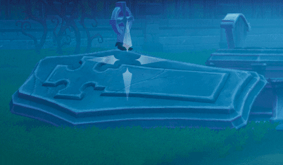 Bird Got Out From Abandoned Coffin Wanna Dance GIF