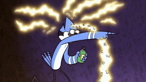 Bird Holding Green RCW Bottle GIF