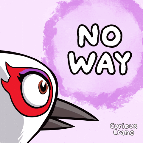 Bird Saying No Way