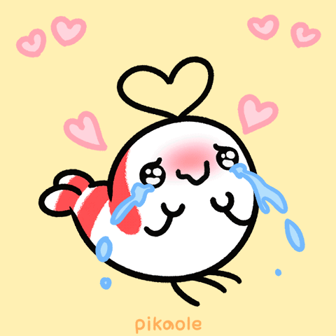 Bird With Heart On Head Pikaole GIF