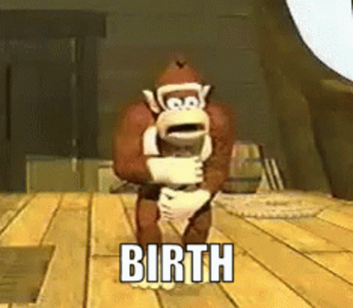 Monkey Dancing Birth GIF