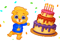 Birthday Birthday Cake Sticker GIF