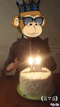 Birthday Cake Candles Balloons Saying Happy Birthday