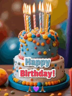 Birthday Cake Saying Happy Birthday