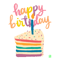 Birthday Cake Sticker GIF
