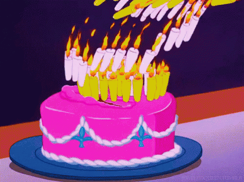 Birthday Cake With Candles