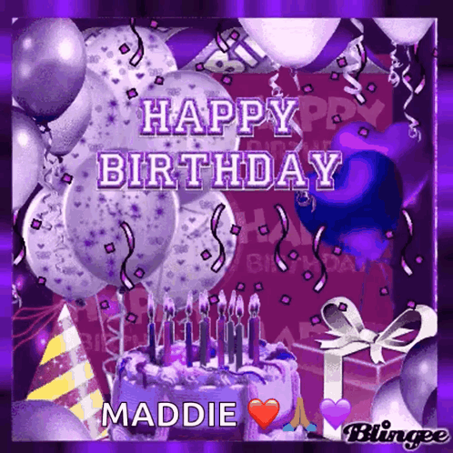 Birthday Card For Beautiful Niece With Cupcake GIF