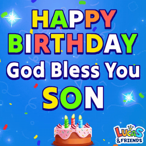 Birthday Card for Lucas and Friends