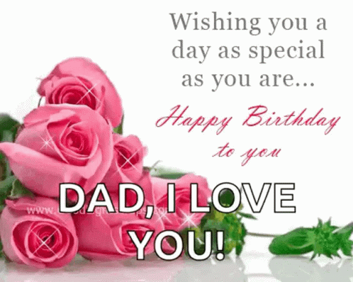 Birthday Card Pink Roses Wishing You Special Day