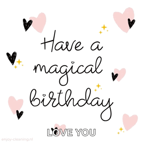 Birthday Card Saying Have a Magical Birthday Love You