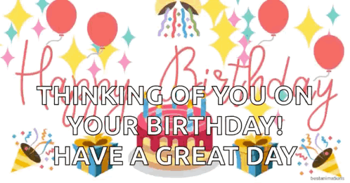 Birthday Card Saying Thinking of You
