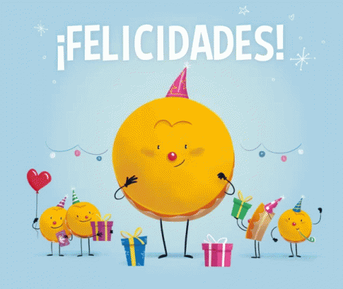 Birthday Card Smiley Face Felicidades