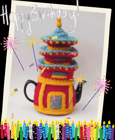 Birthday Card Sparklers GIF