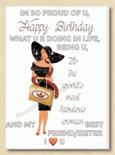 Birthday Card With Gold Balloons God Bless You