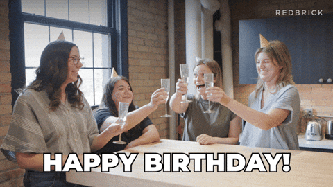 Birthday Cheers On Girls Party GIF