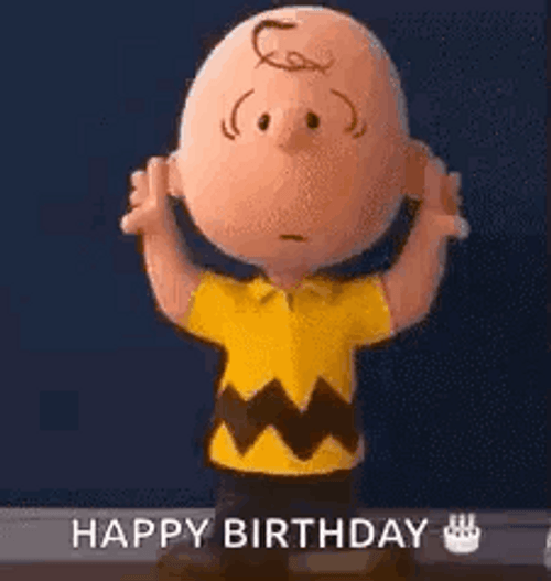 Birthday Dance Charlie Brown Peanuts Grooving GIF