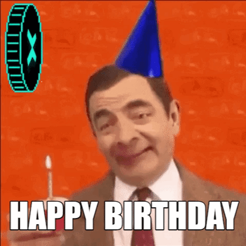 Birthday Dance Mister Bean Blowing Candle GIF