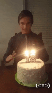 Birthday Dumb Blowing Cake GIF
