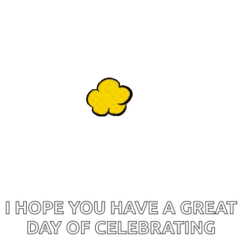 Birthday Greeting Card With Speech Bubble