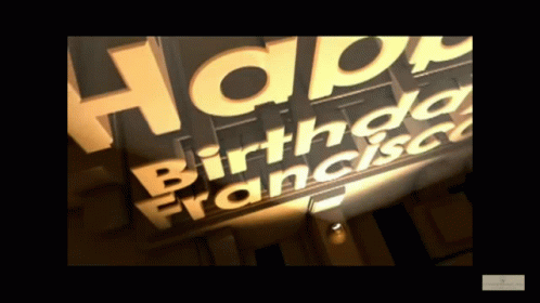 Birthday Greetings For Francisco GIF