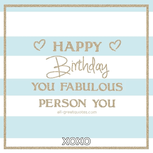 Birthday Queen Stripes Text GIF