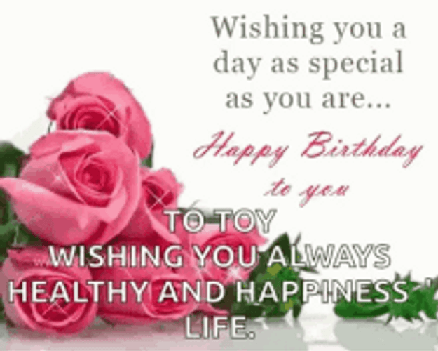 Birthday Quote Greeting Happy Birthday To You GIF