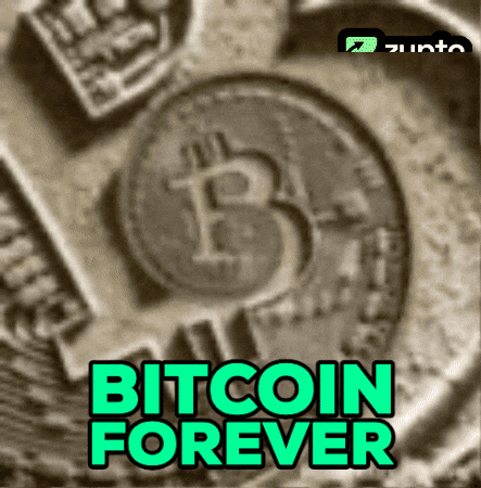 Bitcoin Coin with B and Forever