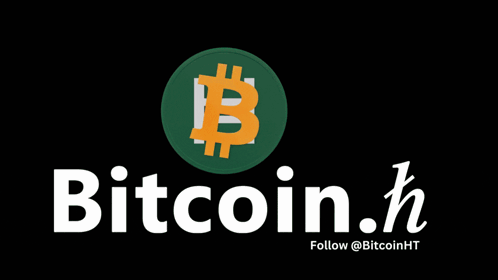 Bitcoin.h Logo Green Coin With B GIF