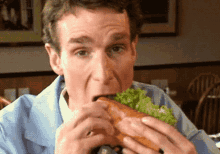 Biting Into A Heavenly Sandwich GIF